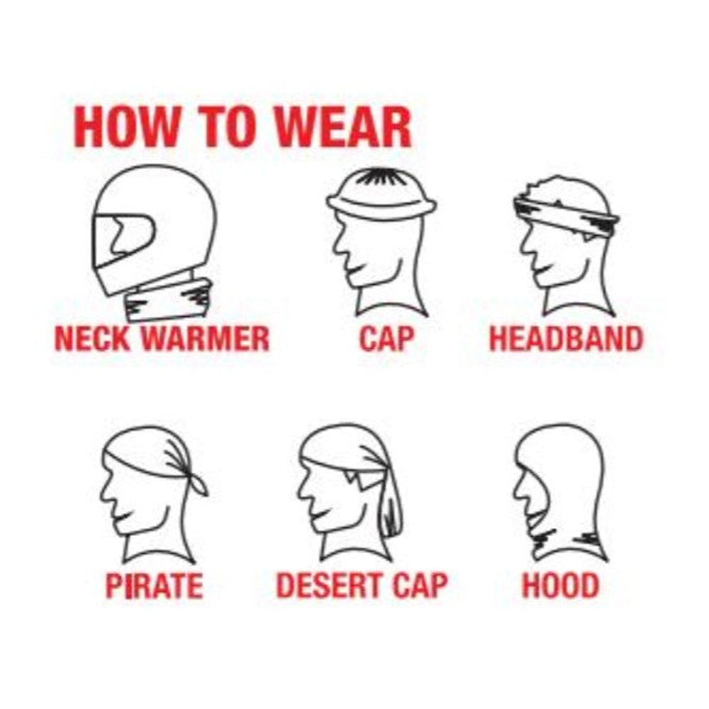 Dririder Neck Tube - How to Wear