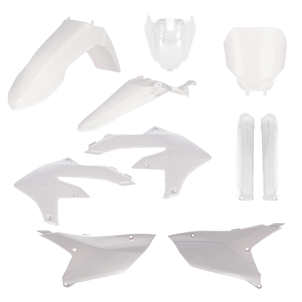 Yamaha Full Plastic Kit Fits - (YZ250F/FX YZ450F/FX) White Acerbis
