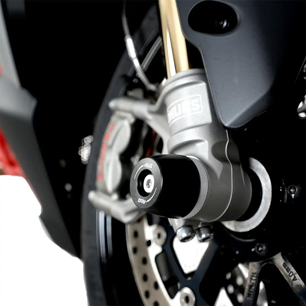 APEX Fork Protectors for Ducati Streetfighter V2 S 25- & Panigale V2 S 25- Black R&G