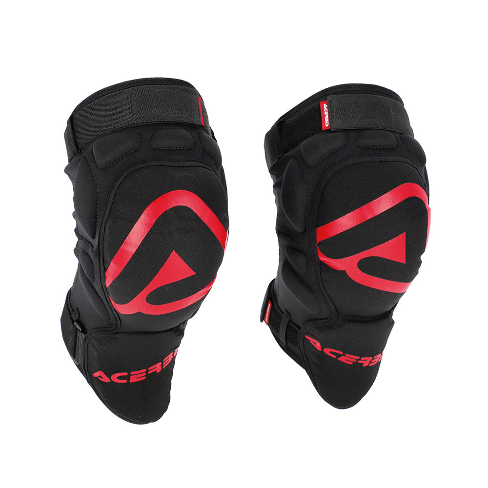 Red Soft Knee Guards Acerbis