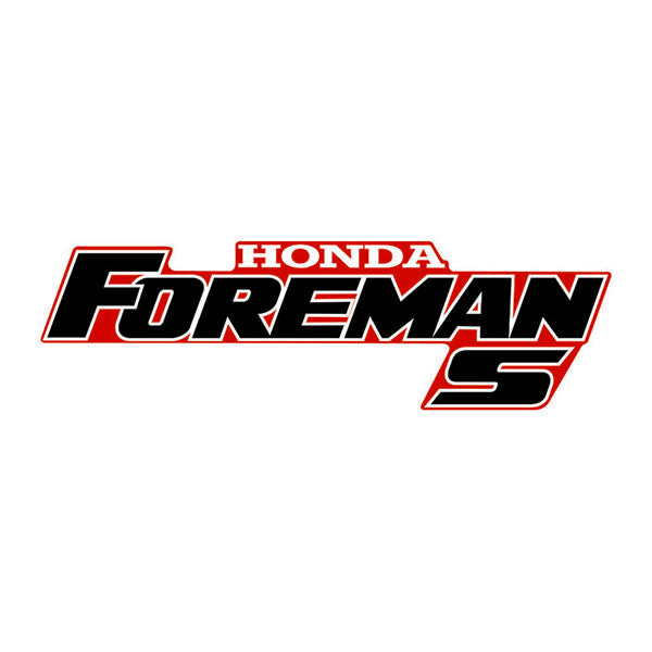 700.0110 Honda Foreman Tank Sticker300mm WhiteRedBlack