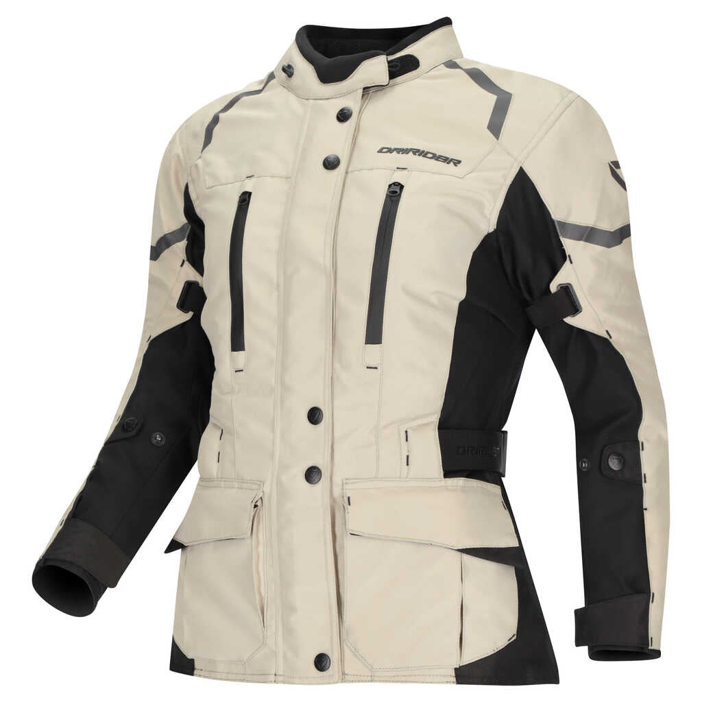 Dririder Ladies Compass V Jacket - Sand Black