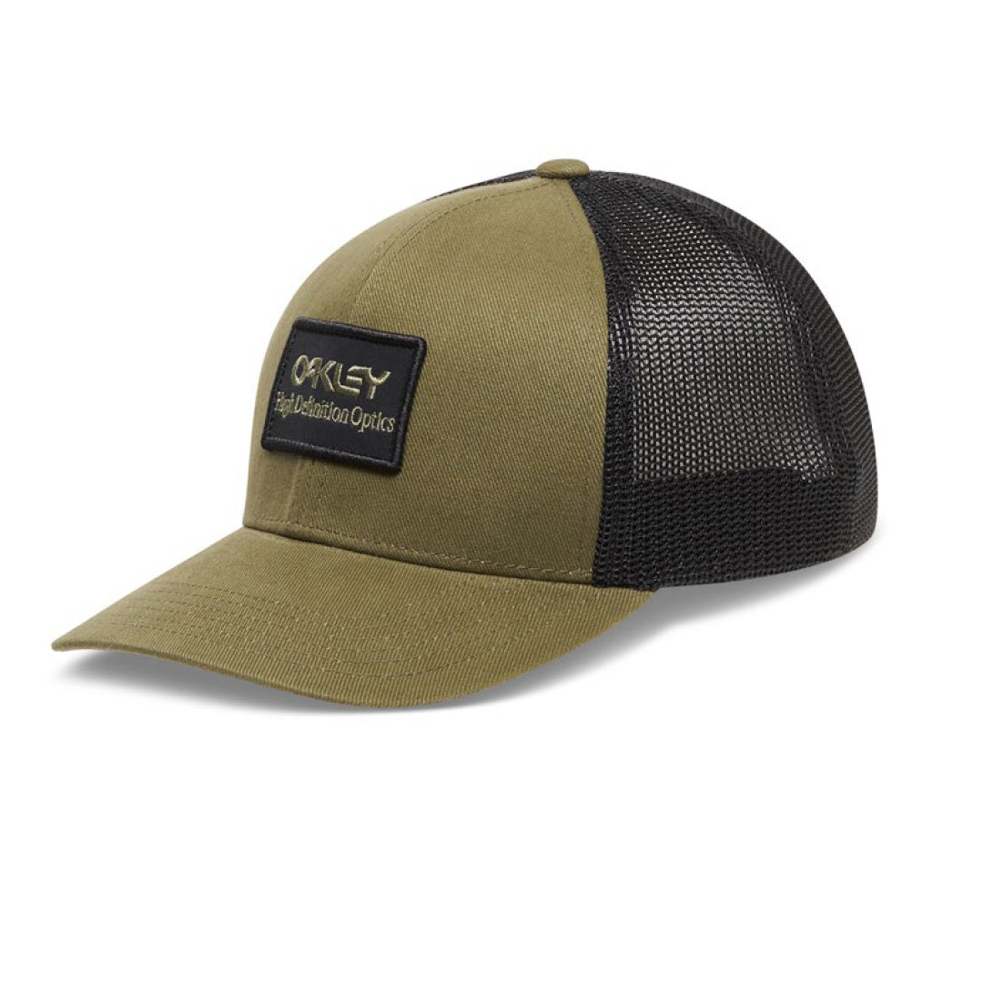 OAKLEY B1B HDO PATCH TRUCKER CAP- ARMY GREEN