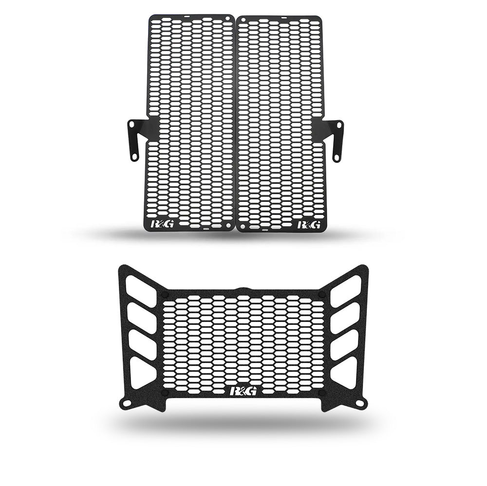 PRO Radiator & PRO Oil Coller Guard set for Ducati Multistrada V4/V4S/ V4 Sport 21- Black R&G