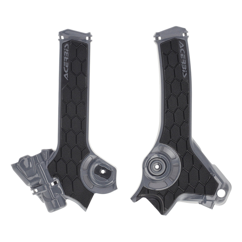 X-Grip Frame Guards Grey/Black Suzuki DR-Z4S