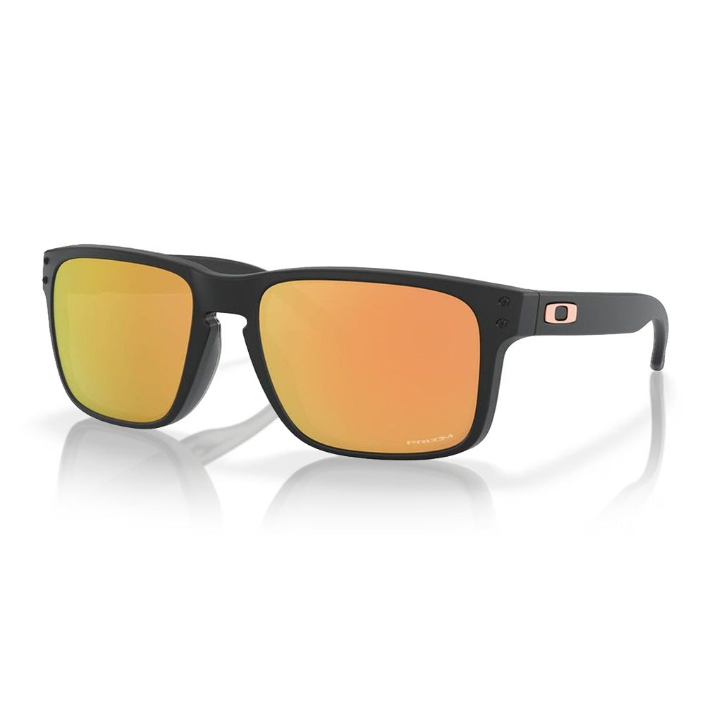 Holbrook (A) Sunglasses Matte Black w/ PRIZM Rose Gold Lens Oakley