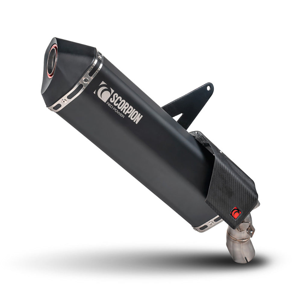 Serket Parallel Slip On - Honda CRF1100L 2024 - Black Ceramic