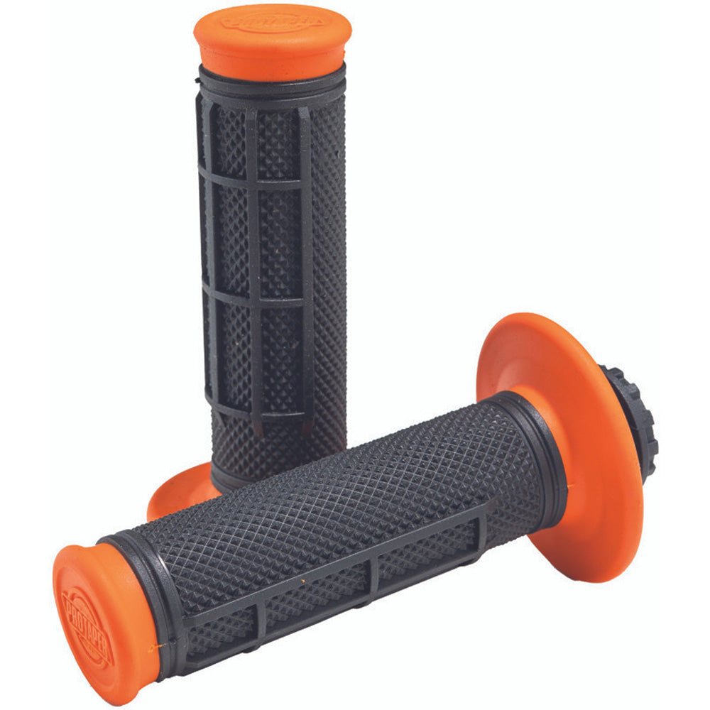 ProTaper Pro Series Lock-On- Half Waffle- Orange Black