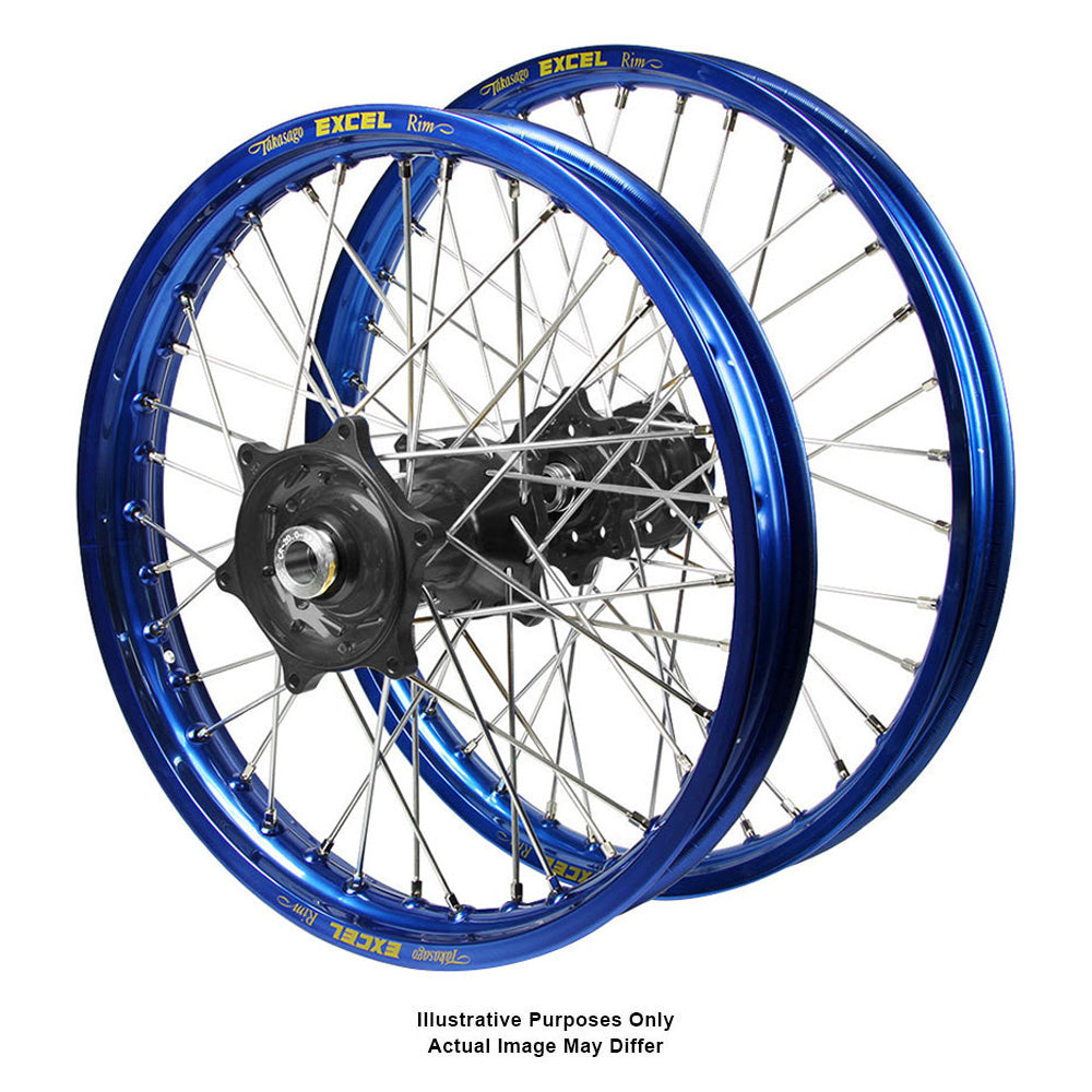 Haan/Excel ADV Wheel Set - Bla/Blu/Sil