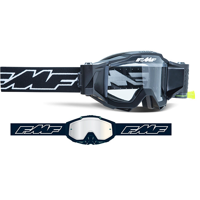 FMF POWERBOMB Film System Goggle Rocket Black - Clear Lens