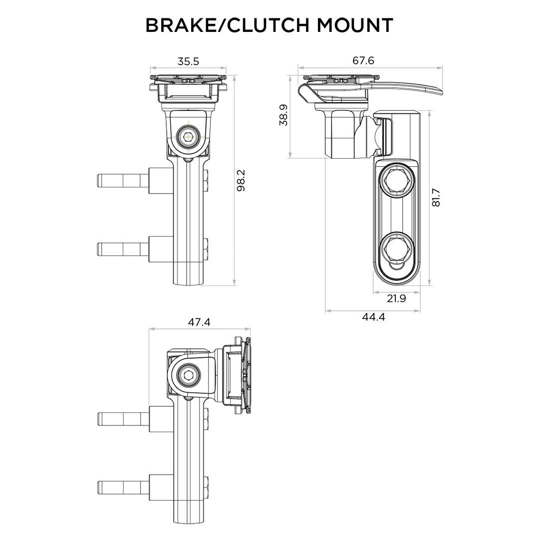 Motorcycle - Brake/Clutch Mount