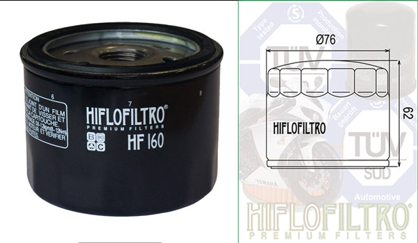 HiFlo HF160 Oil Filter