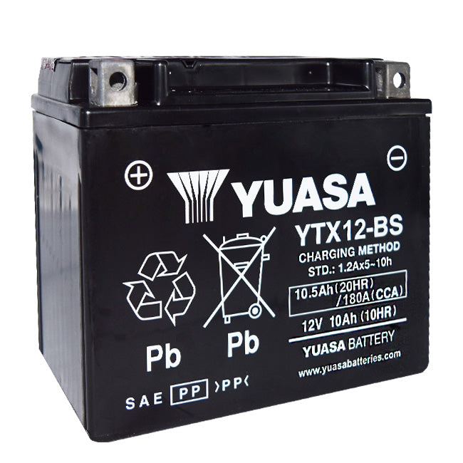 YUASA YTX12BSPK - comes with acid pack